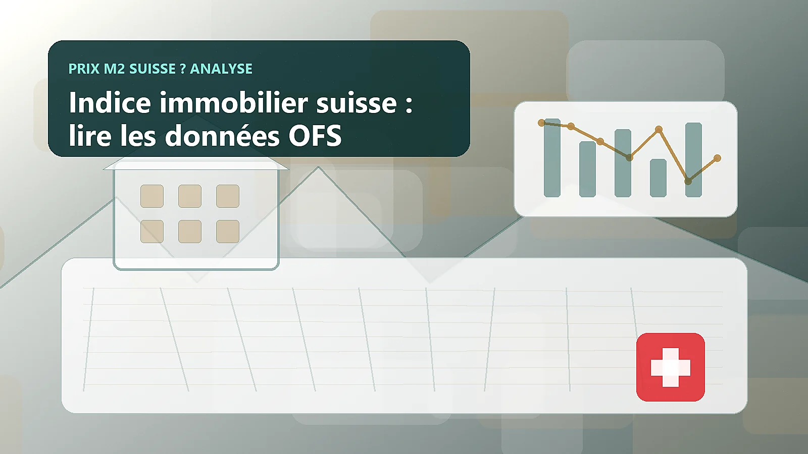 Indice immobilier suisse : lire les données OFS