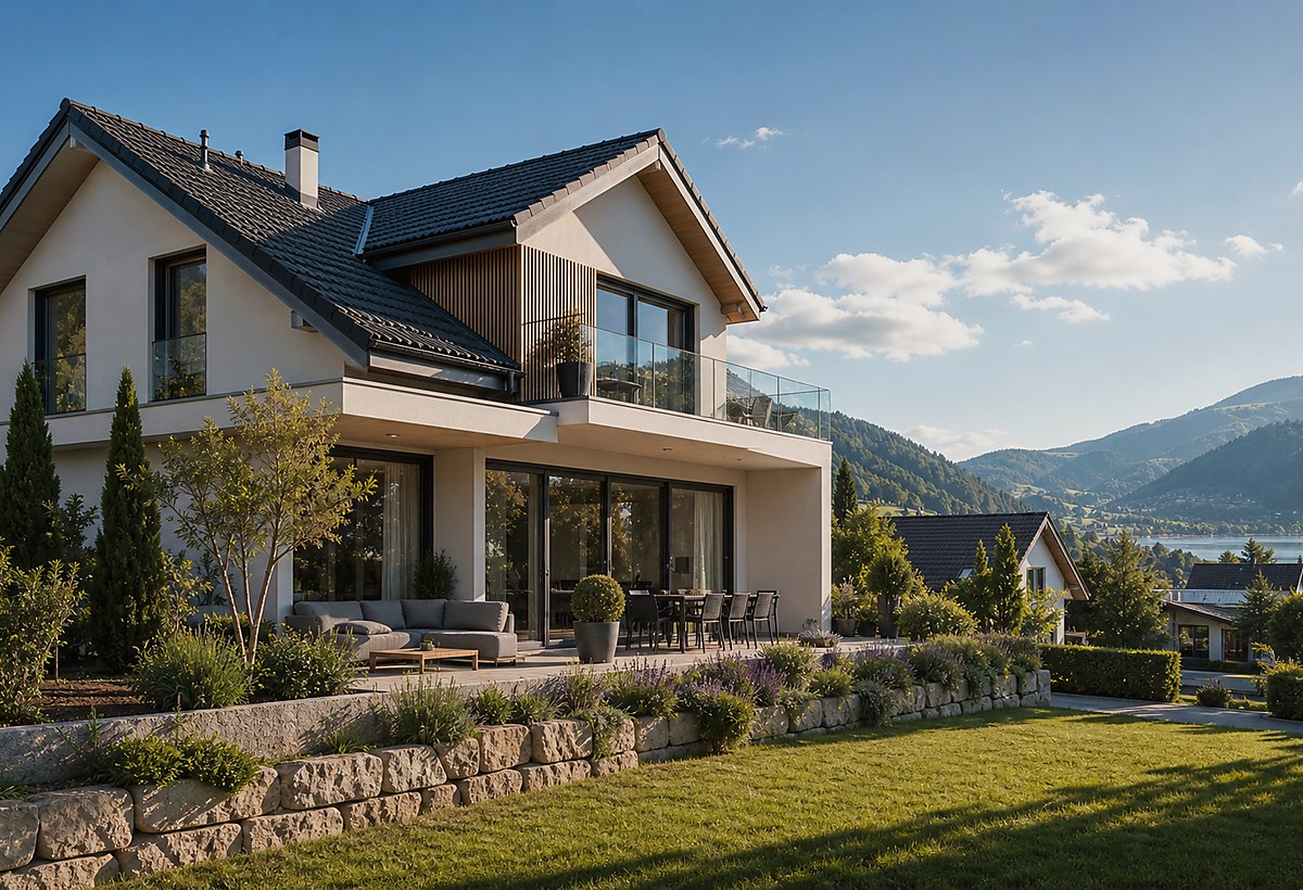 Visuel immobilier premium du canton Genève
