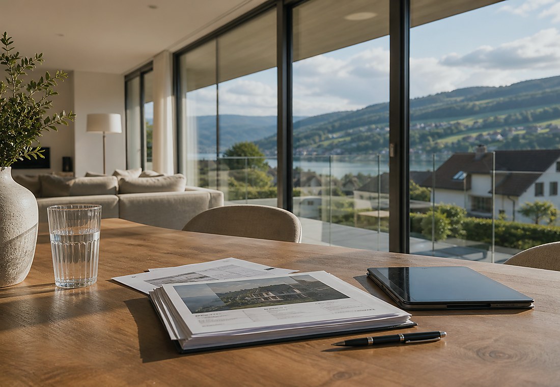 Visuel immobilier premium local pour Delémont