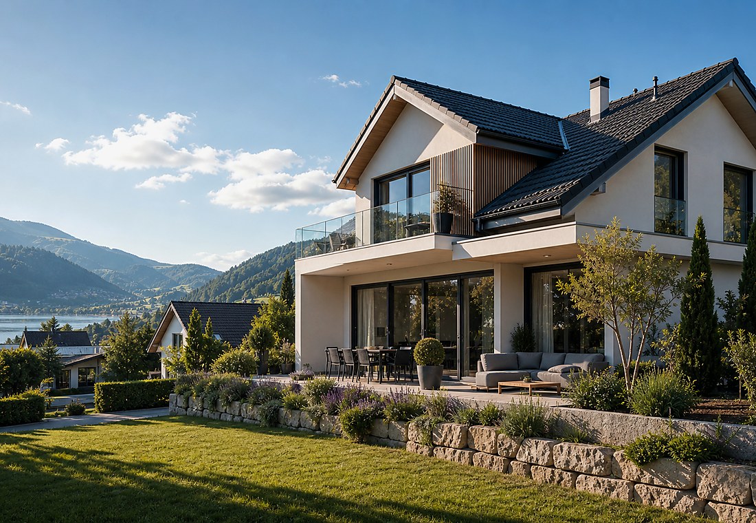 Visuel immobilier premium local pour Lausanne