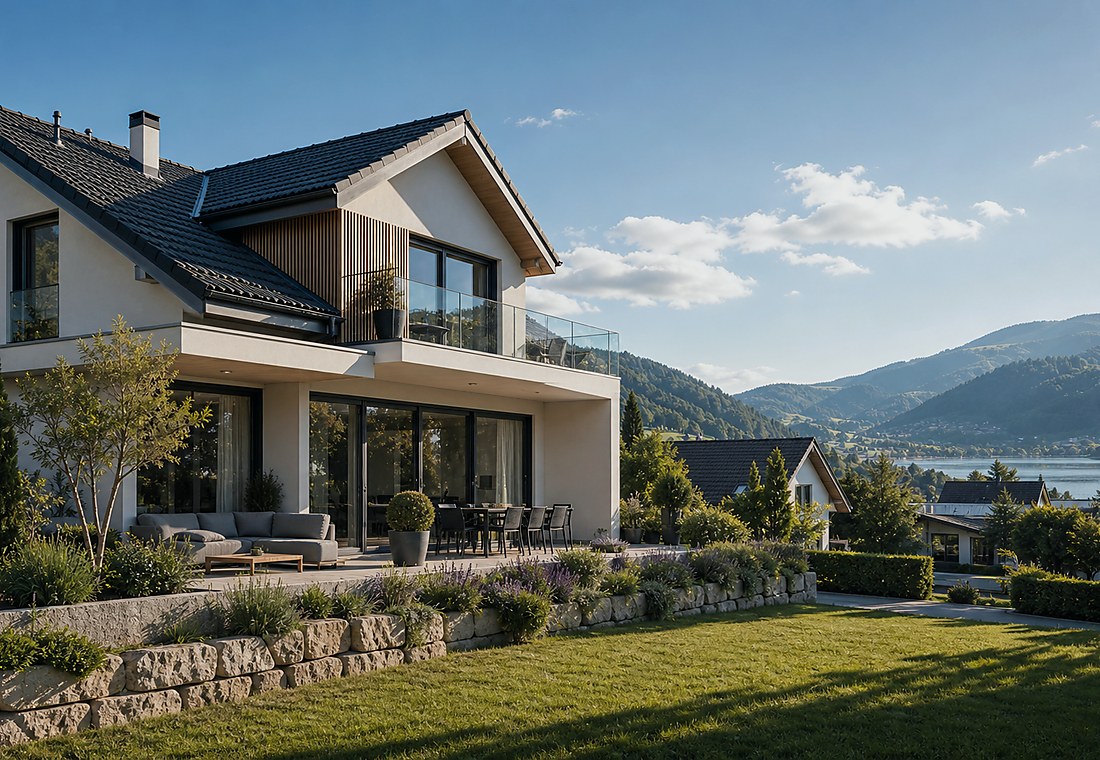 Visuel immobilier premium local pour Montreux
